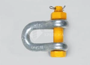 Скоба такелажная грузоподъемная прямая 11 мм (с гайкой) G2150 1000 кг